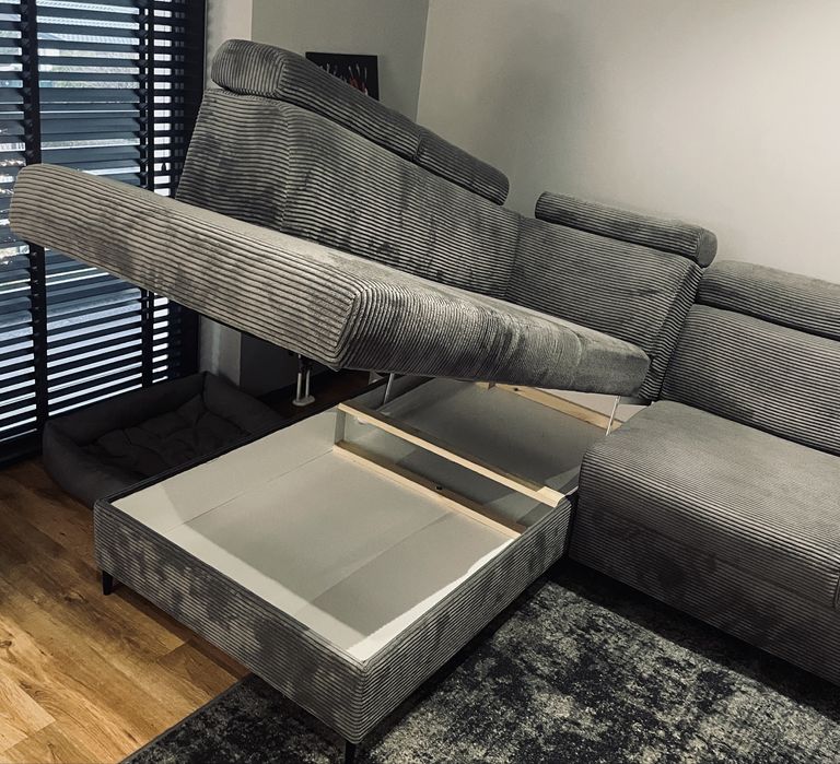 Narożnik z funkcją spania