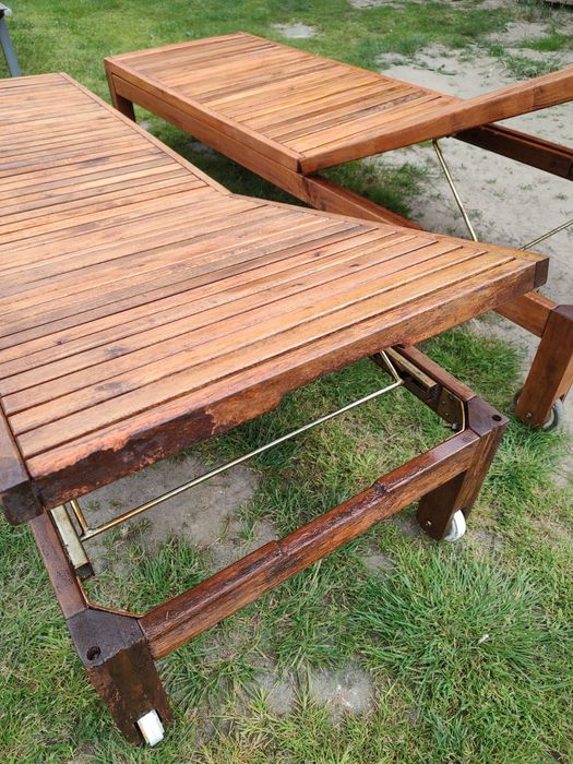 Drewniane leżaki