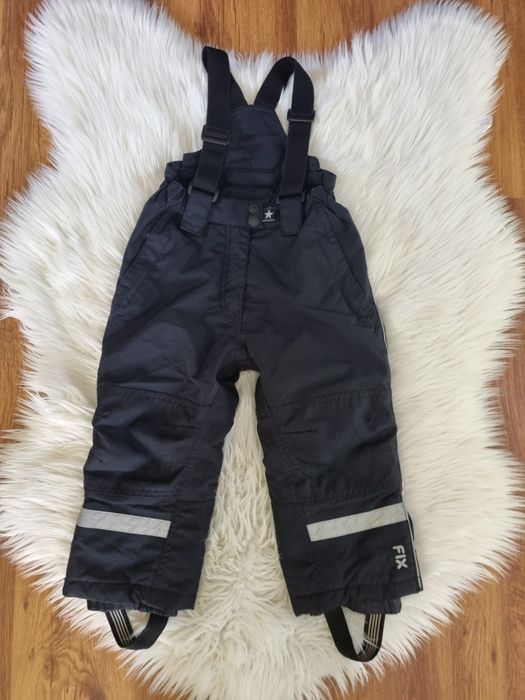 Spodnie dziecięce 98 cm  FIX śniegowe na szelkach unisex