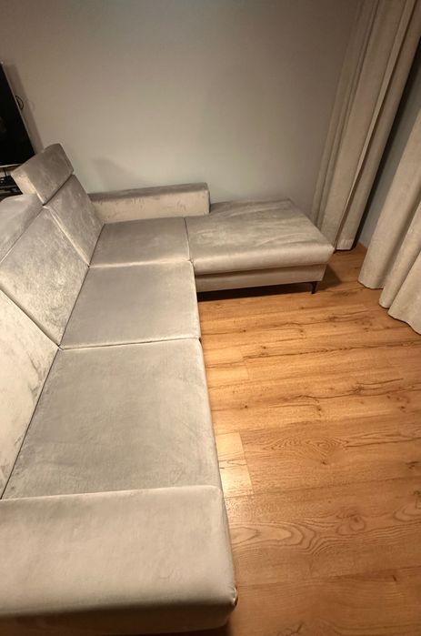 kanapa ze schowkiem i rozkladana czescia