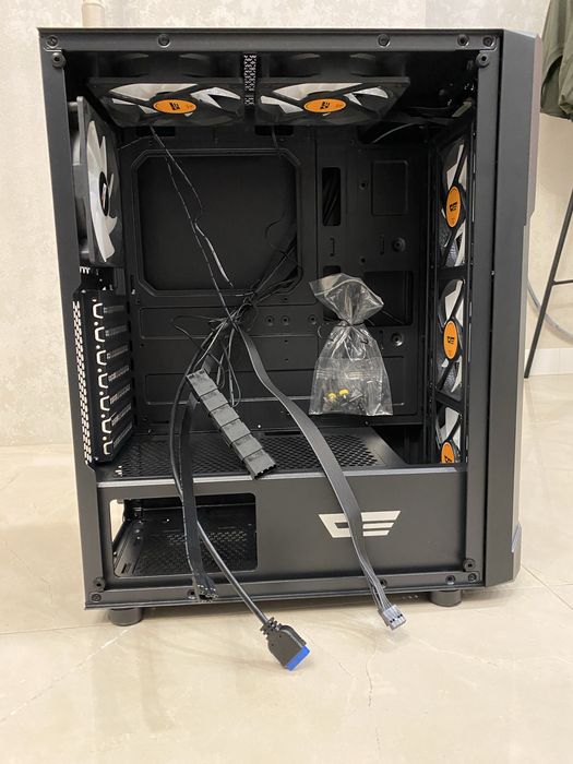 Корпус ПК Darkflash Pollux і 6 rgb куллерів