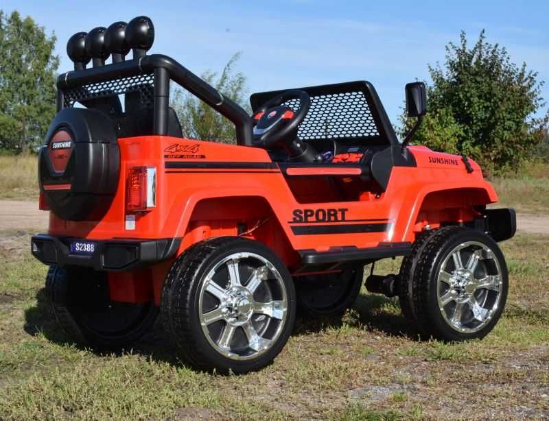 BAWIBUS.PL Auto samochód na akumulator JEEP WRANGLER 4x45W dżip autko