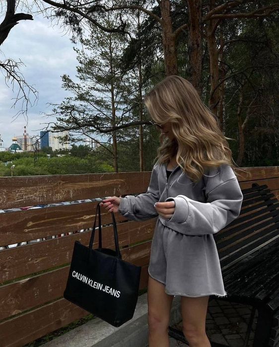 Костюм кофта с шортами