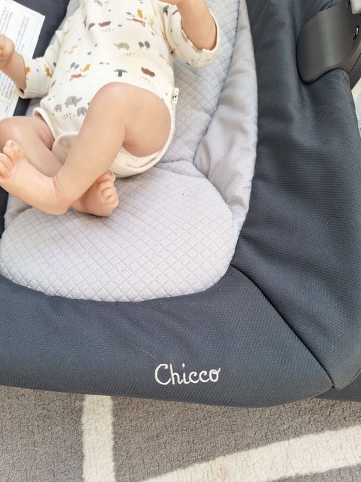 Кокон-пеленатор chicco fastasleep з сумкою, сірий
