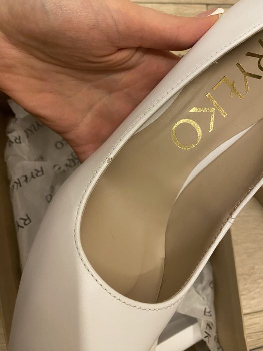 Skórzane buty Ryłko w rozmiarze 37,5