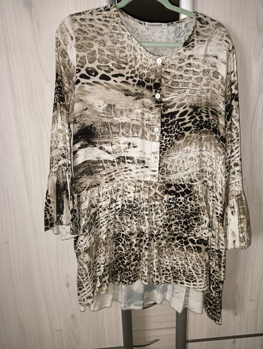 Sukienka na lato, czy jesień ,tunika włoska,made in Italy 42/44