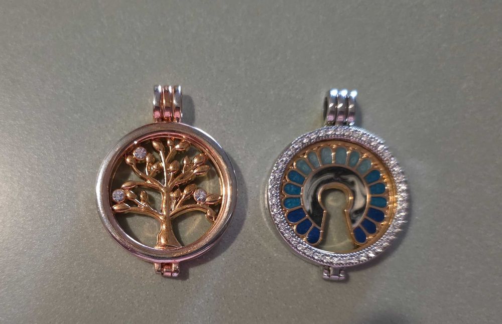 Pendente Moeda 33 mm variável Pingente Medalhão Moldura