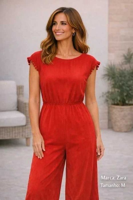 Macacão (jumpsuit) da Zara, no tamanho M