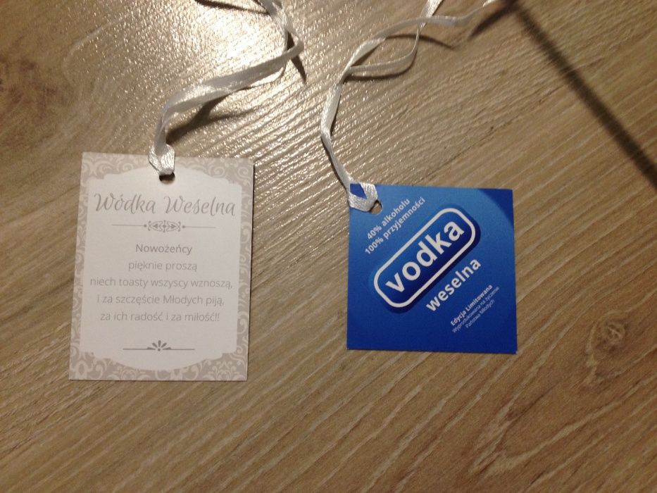 Sprzedam tanio zawieszki na wódkę weselną !