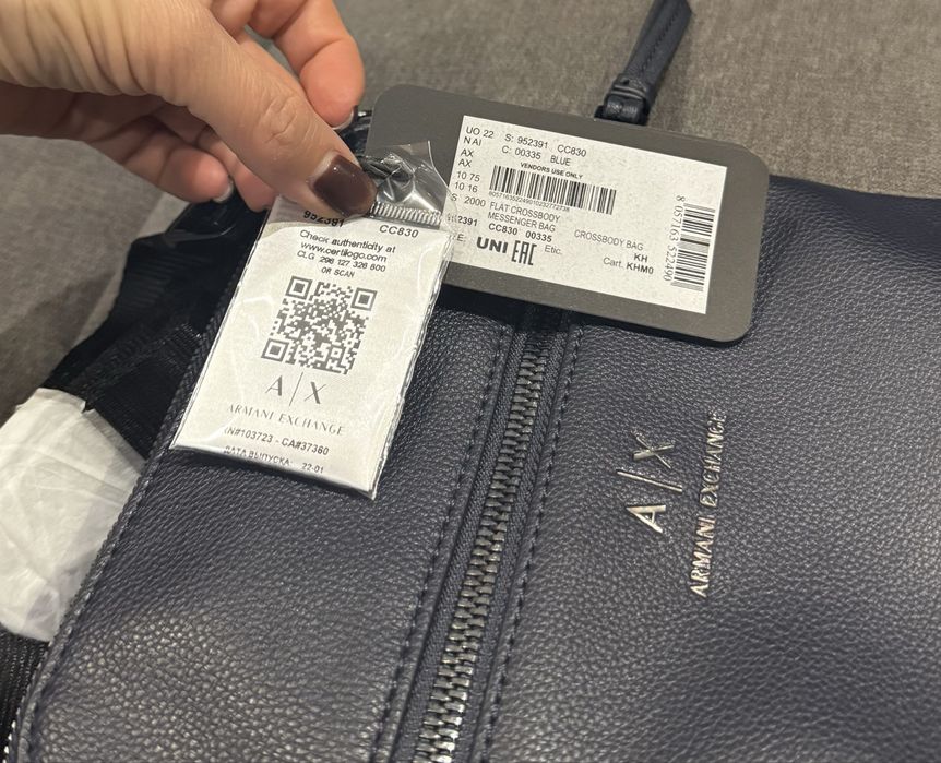 Сумка чоловіча Armani Exchange navy