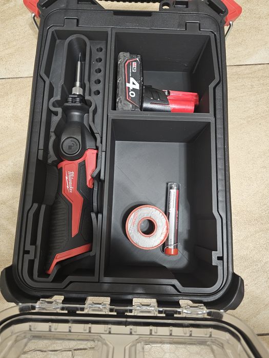 Milwaukee wkład wkładka do skrzyni packout pod lutownice.