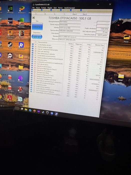 Dysk SSD,HDD  1 TB , 500 GB