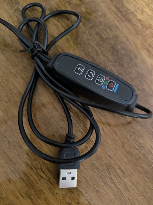 Фитолампа полного спектра для растений с таймером 2 головы питание от