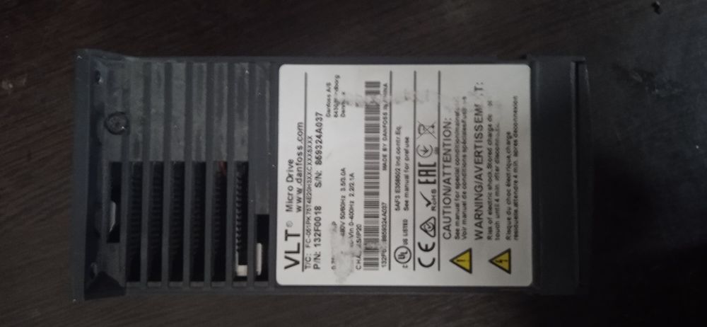 Частотный преобразователь Danfoss VLT Micro Drive FC 51 0.37 кВт (380В)