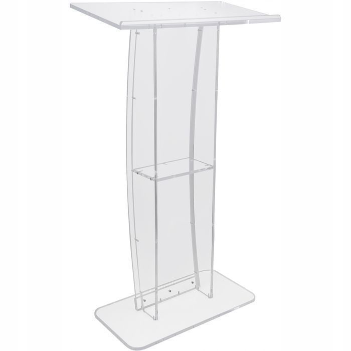 Vevor akrylowy podest stojący 119 cm przezroczysty podium premium