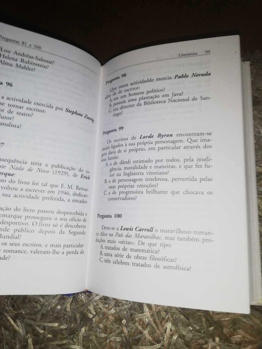 Livro cultura geral (perguntas)