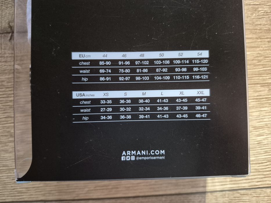 Bokserki Męskie 3pak Emporio Armani XXL