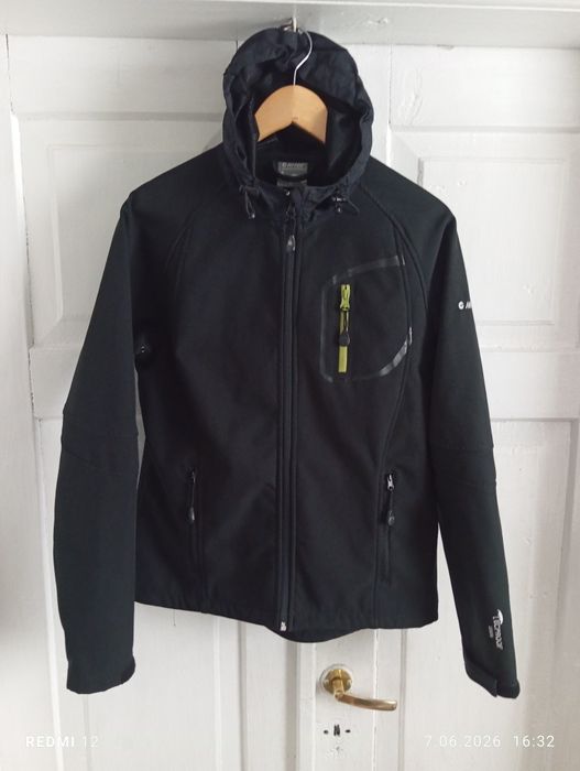 czarna damska kurtka softshell marki Hi-Tec, model Lady Enuro r. Xl