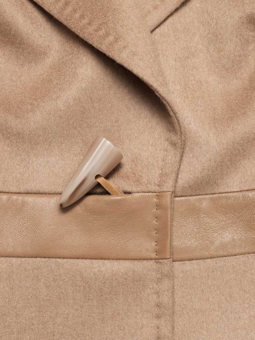 Шерстяной пиджак MaxMara camel samovar jacket, p.M