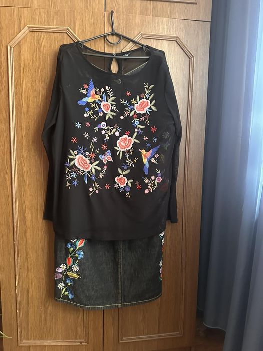 Костюм джинсовий великий розмір