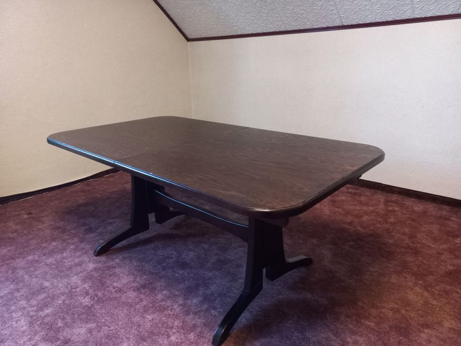 Okazja! Stół rozkładany 90x160/240 ława, brąz, tra