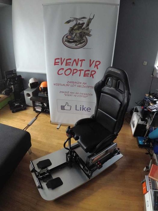 Symulator helikoptera,śmigłowca , voucher na lot