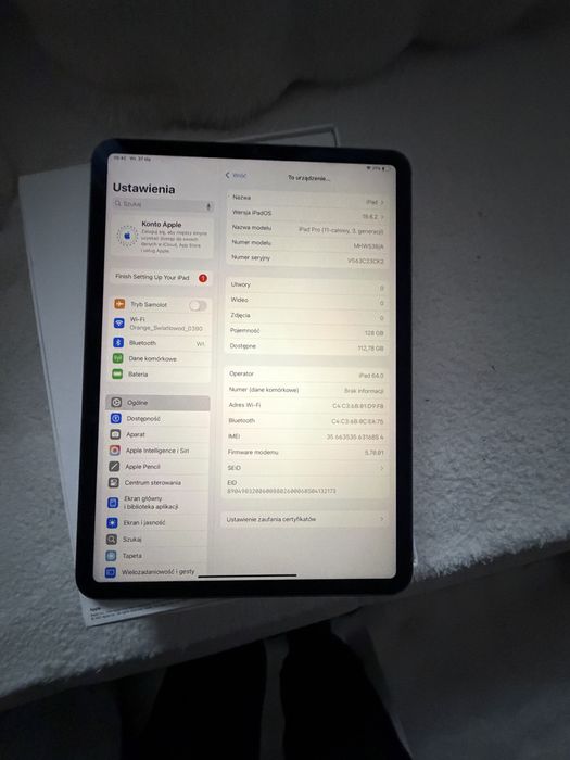 Ipad pro 11. 3 gen. M1