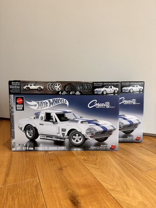 Конструктор машина Hot Wheels Brick Shop Elite Corvette JGR31
