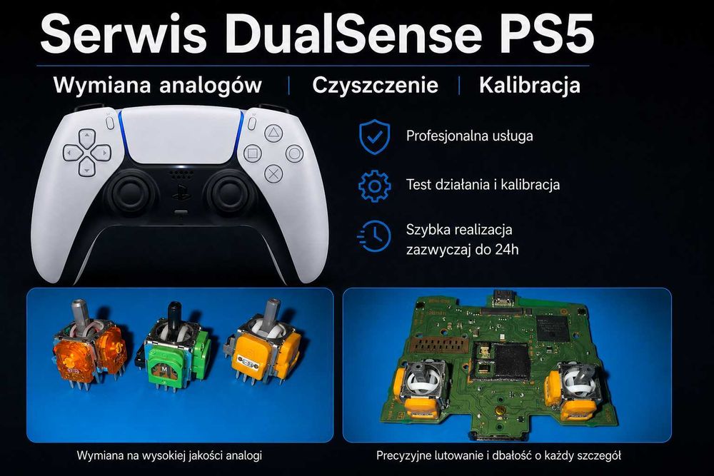 Pad ps5 wymiana analogów
