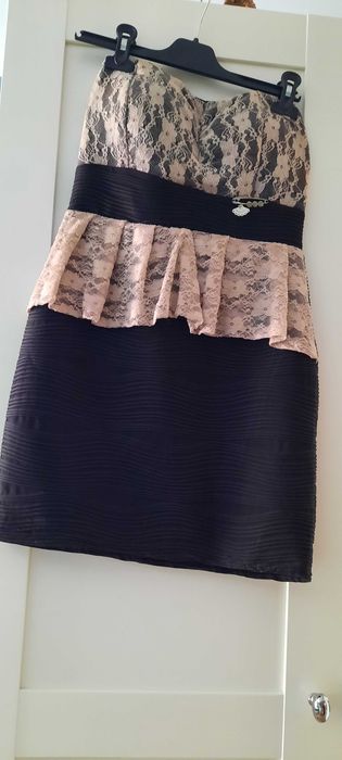 Vestido curto preto cerimónia