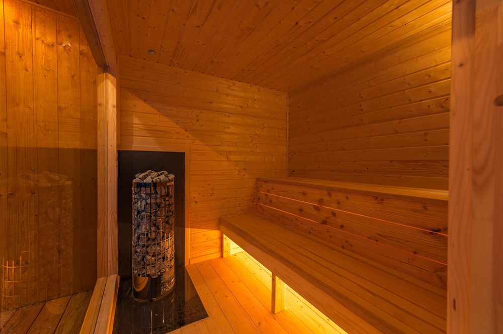 Sauna Optimal z tarasem i zabudowa 44900
