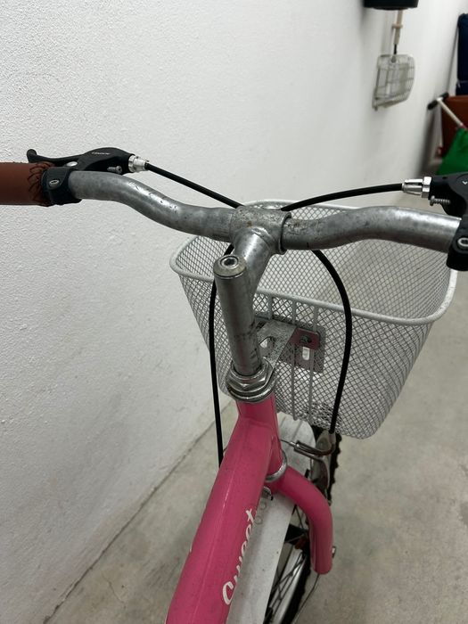 Bicicleta Infantil Urban Sweet Rosa com Cesto – Bom Estado