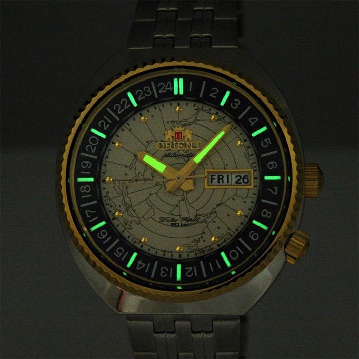 Orient Revival World Map Automatic RA-AA0E01S