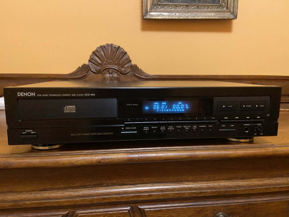 Ceniony odtwarzacz Denon DCD-960, digital out, optical out, DAC
