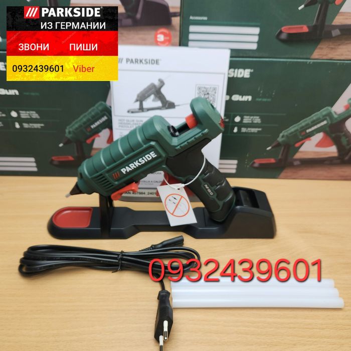 Беспроводной клеевой пистолет из ГЕРМАНИИ Parkside PHP 500 E3 клейовий