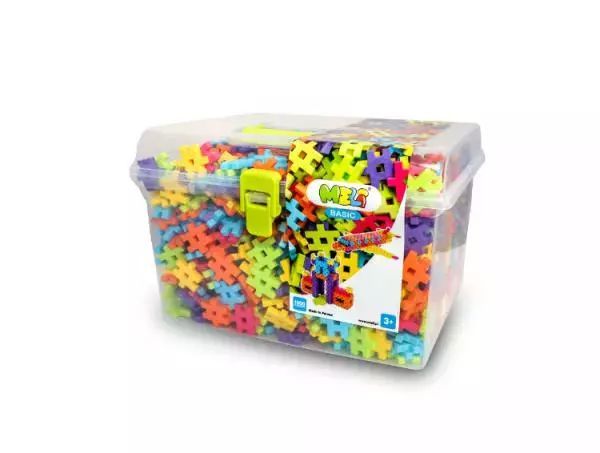 Klocki Meli Basic Travel Box 1000 Elementów. Meli. Nowy Produkt