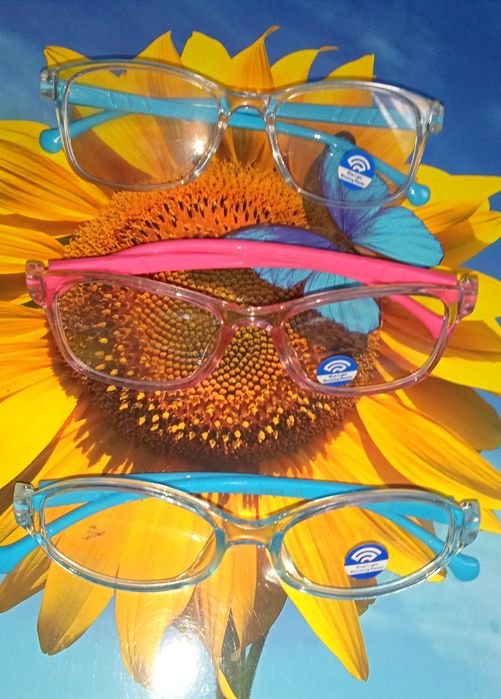 Детские очки прозрачные новые в упаковке окуляри