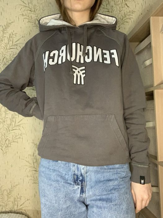 bluza fenchurch szara z kapturem