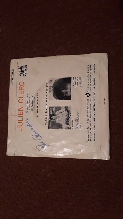 Julien Clerc - Si on chantait - single vinil - portes incluídos