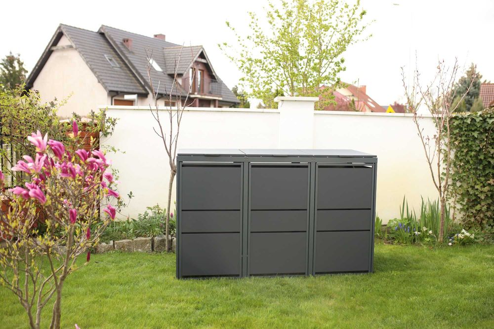 Zabudowy koszy Top Box Obudowy koszy Osłona kosza 4x240L Premium