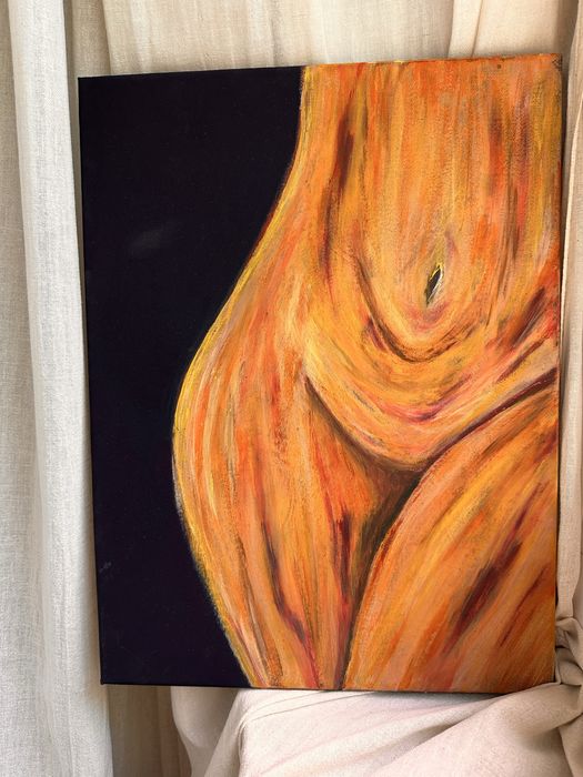 Ręcznie malowany obraz akrylowy 30x40