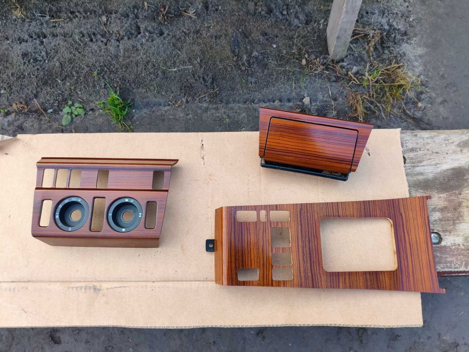 Drewno zebrano panel lewarka popielniczka panel nawiewu Mercedes w124