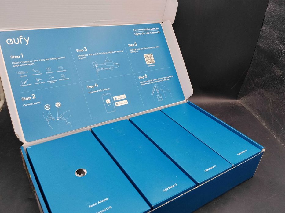 Zewnętrzne oświetlenie LED Eufy E22 RGBWW 30m