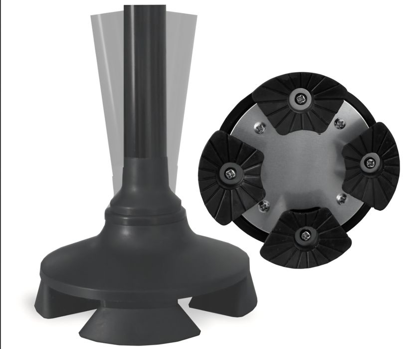 Laska kula ortopedyczna składana lekka led trójnóg prezent dla seniora