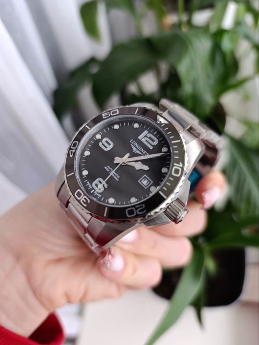 Часы longines механические gray