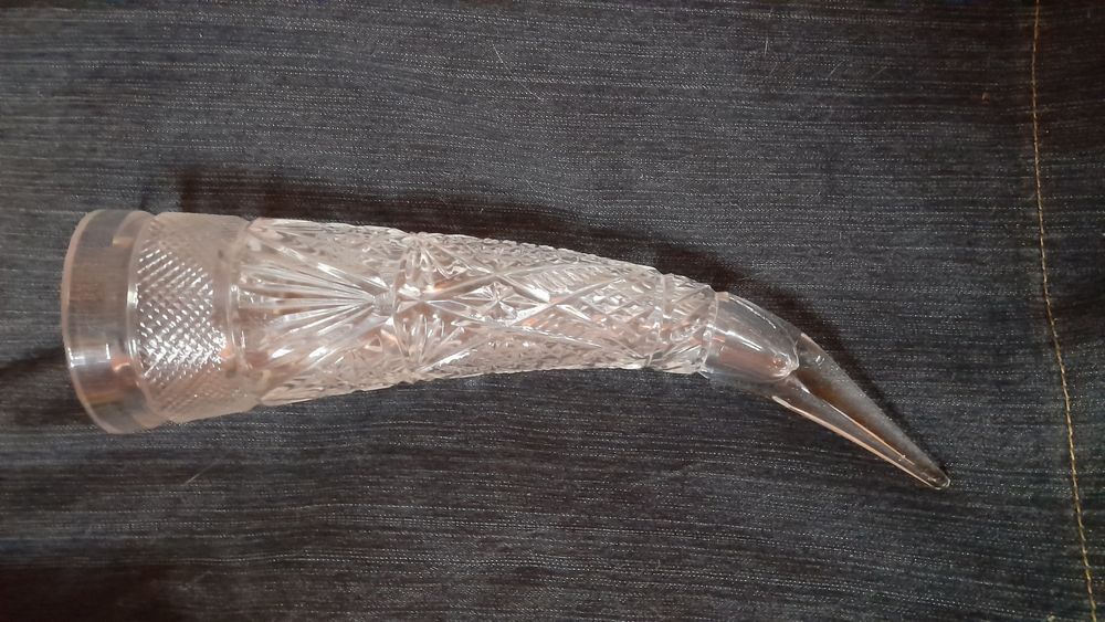 Хрустальный рог. 28 см