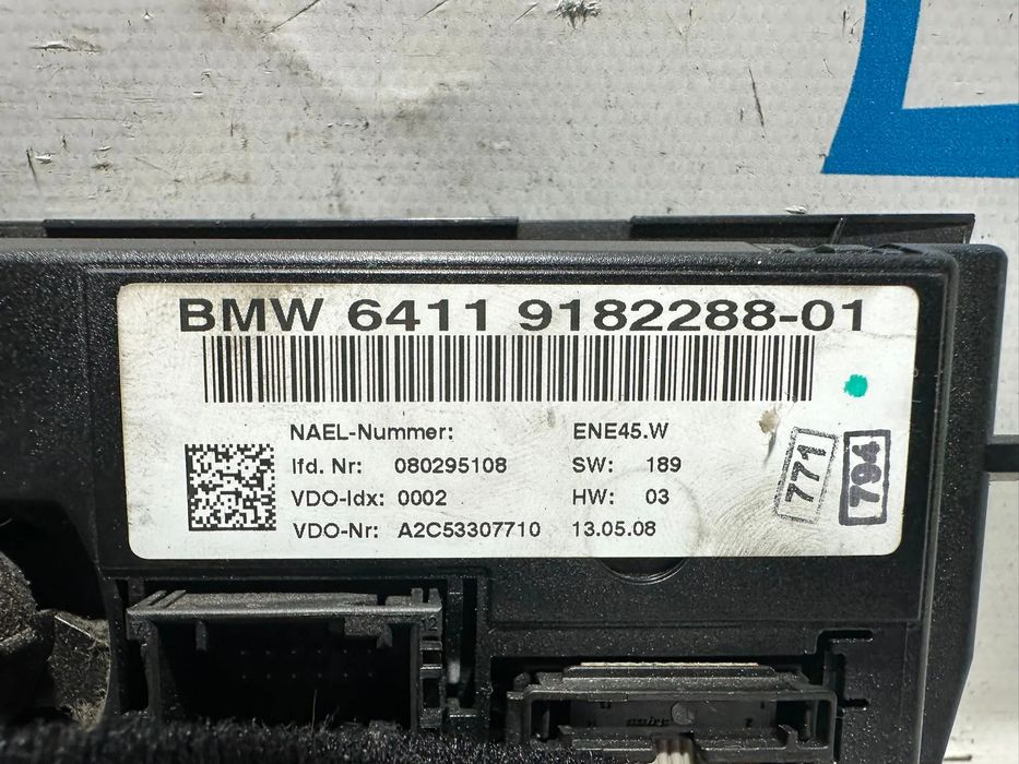 Climatronic Sofagem Digital Ar Condicionado AC BMW Serie 1 E81 3