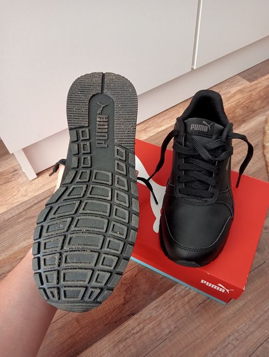 Czarne buty Puma St Runner V2 L Jr 36
