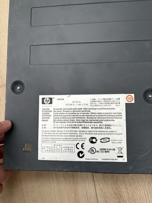 Zestaw 2 switchy HP: ProCurve 2810-48G + StorageWorks 8/8 (L2/SAN)