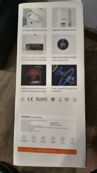 Roidmi Eve Plus robot sprzątający ze stacją opróżniania